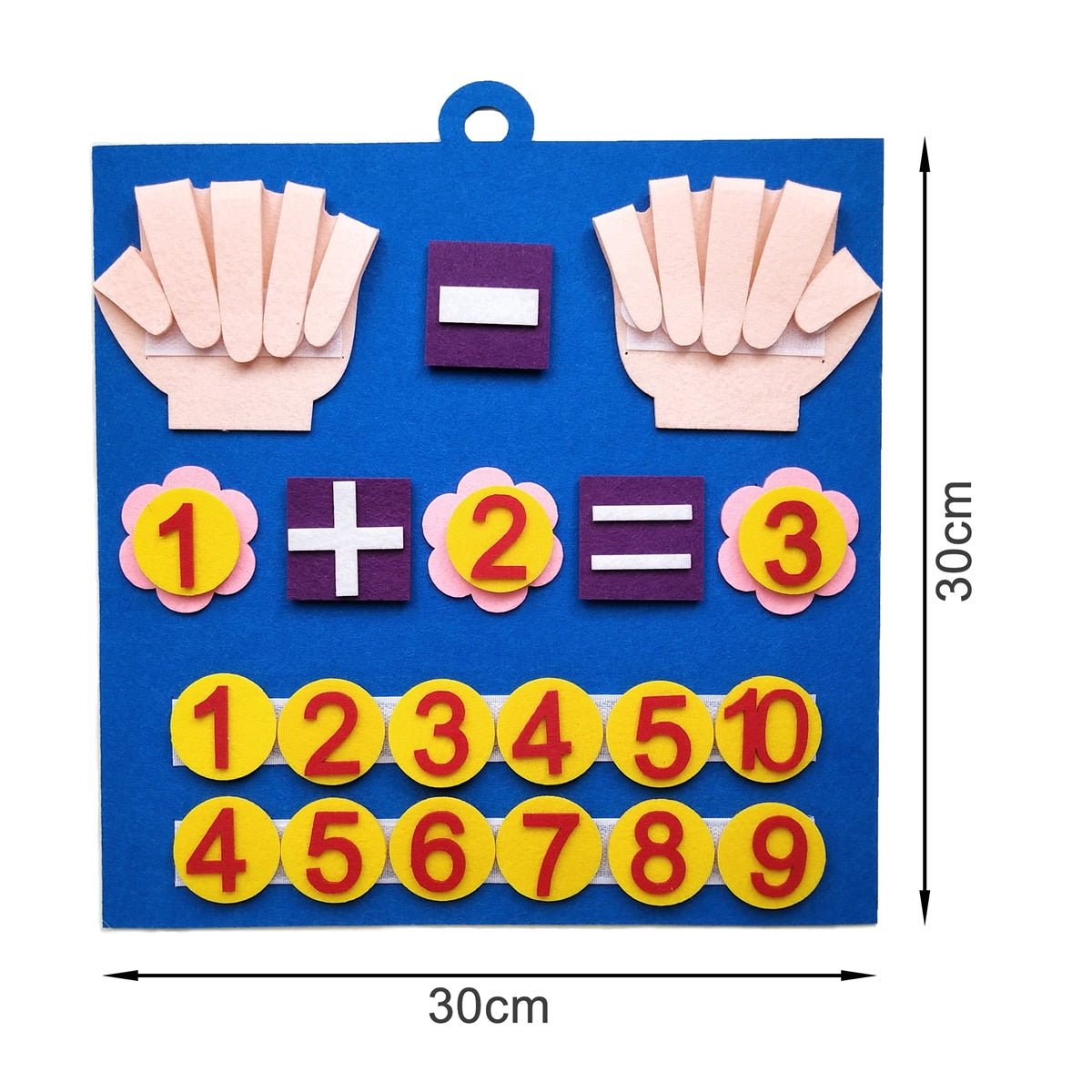 Felt Montessori Math Toy Kids Early Educational Toys