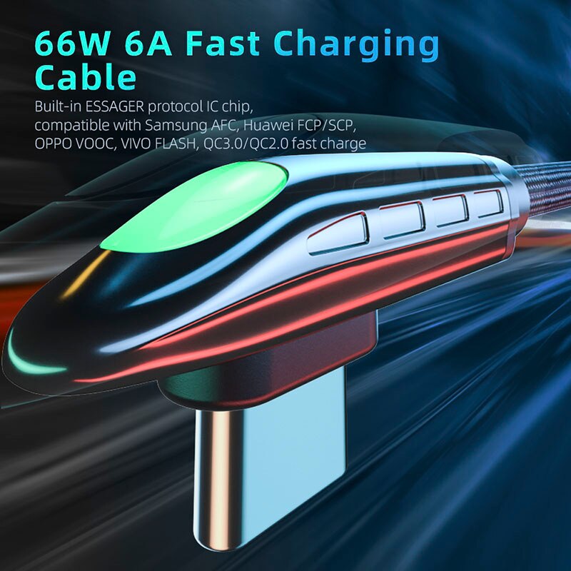 6A Fast charging Type C data cable USB