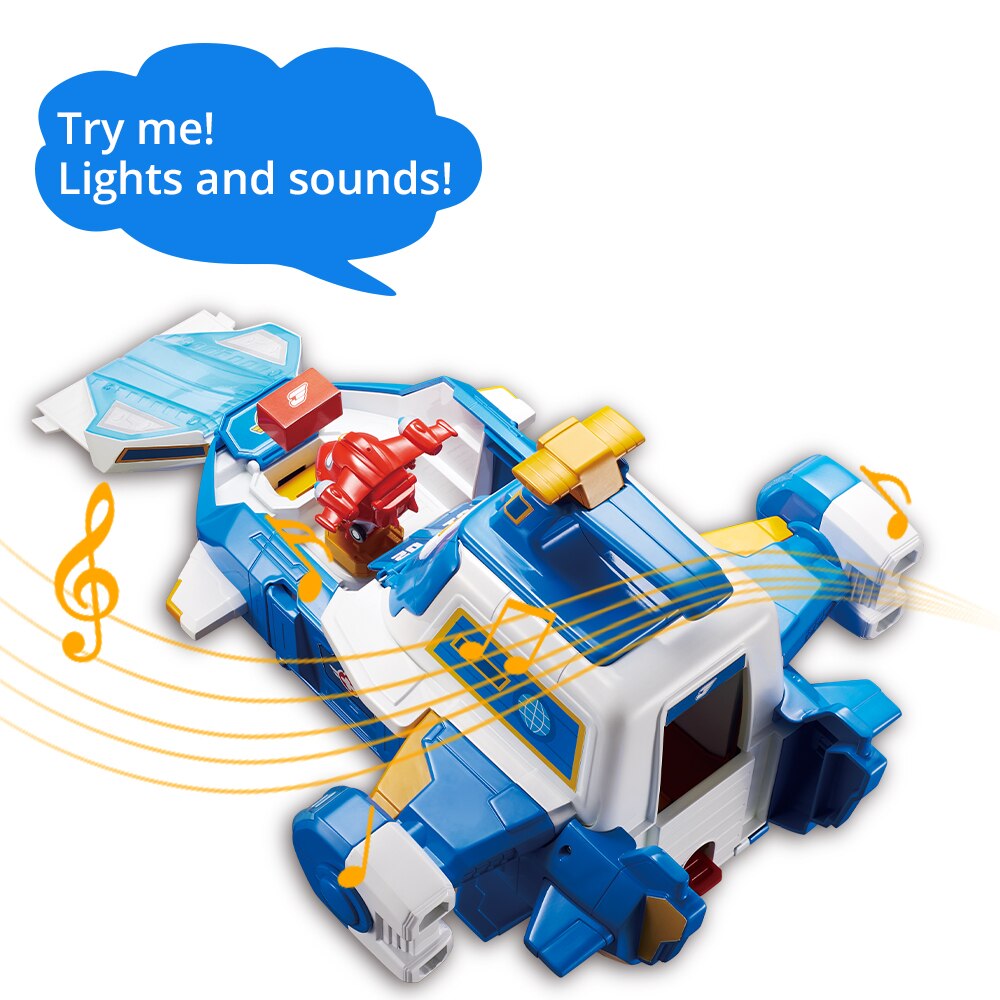 Super Wings jet switching robot toy