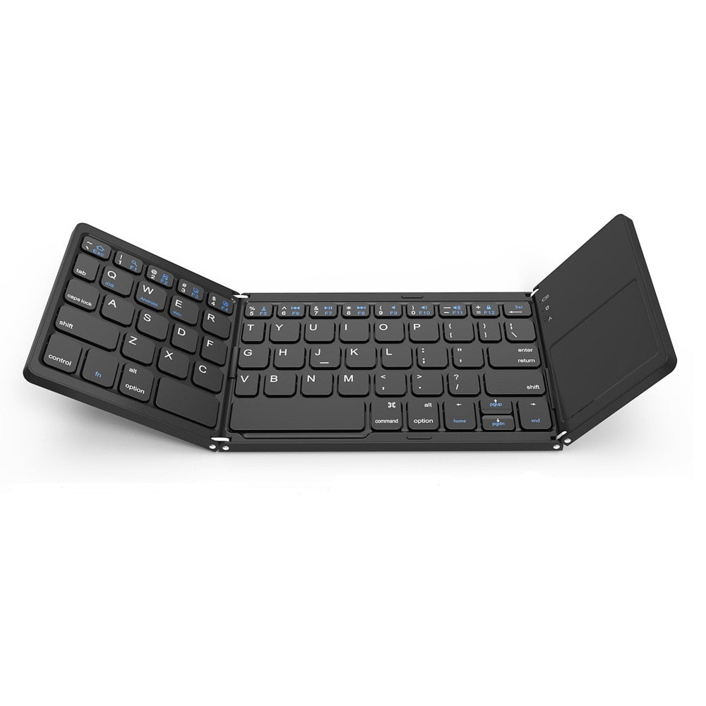 Mini portable folding keyboard