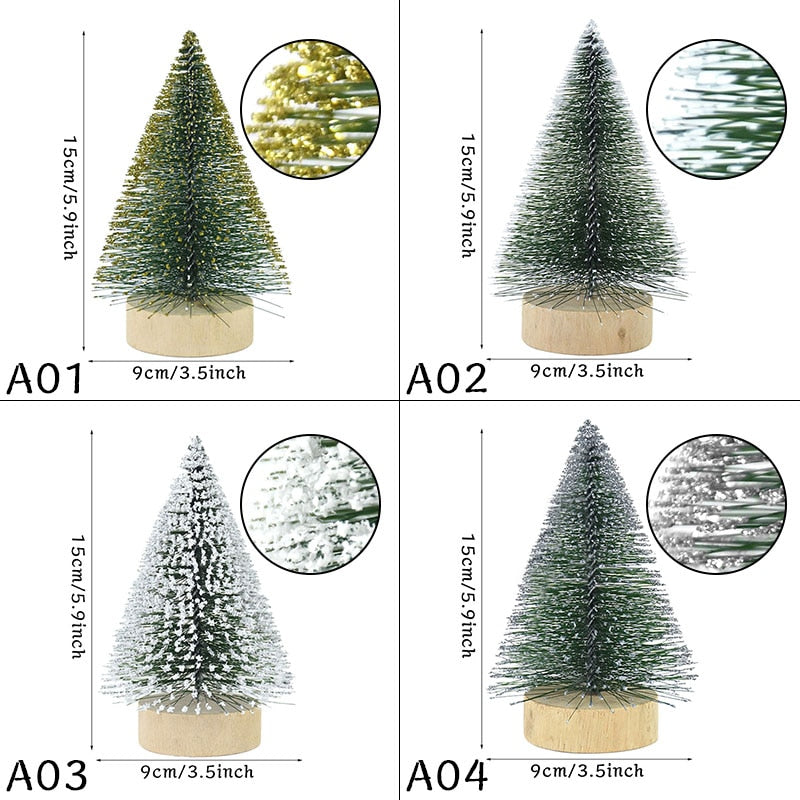 9cm Mini Simulation Christmas Tree Green