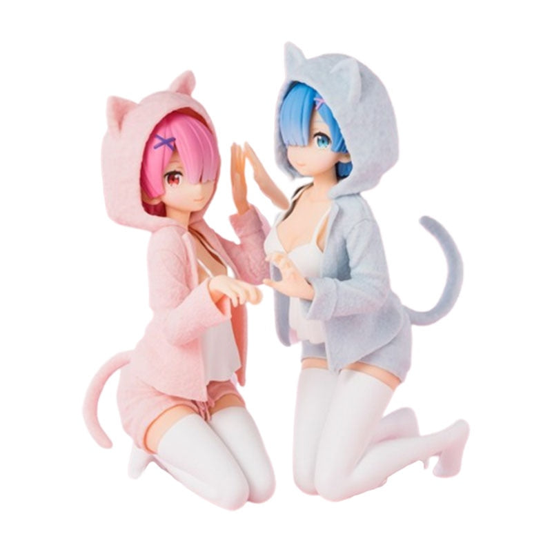 Cat ear Rem animation model toy