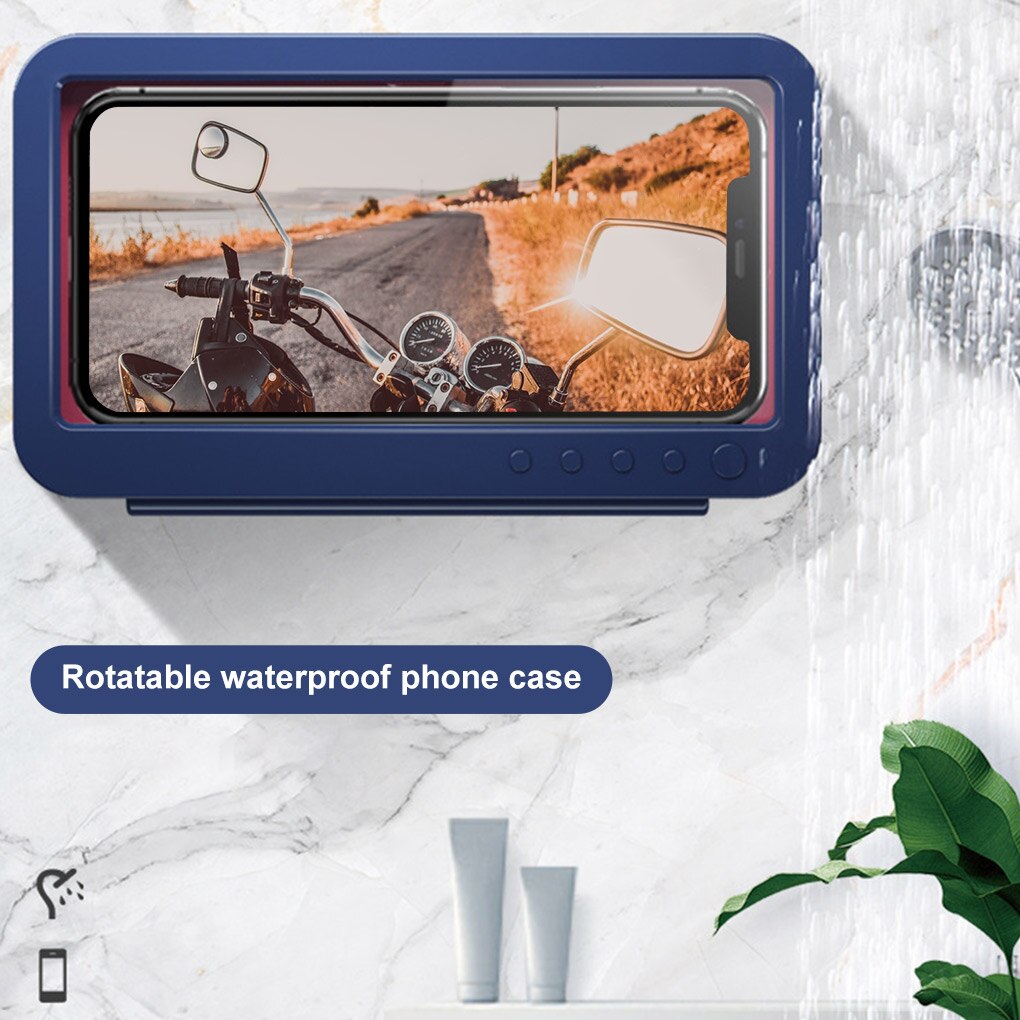 Phone stand Bathroom wall-mounted cell phone cover