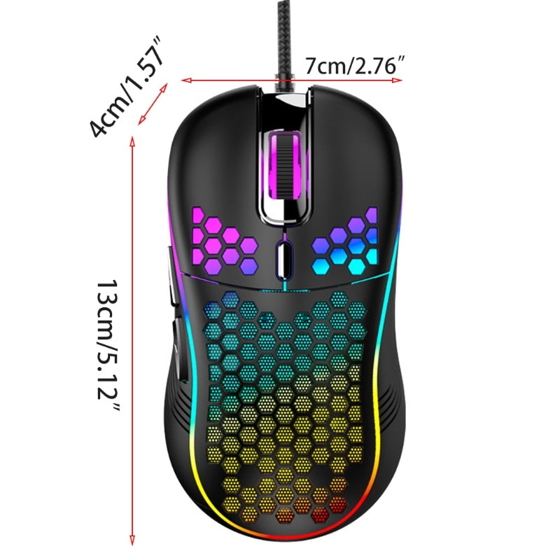 Wired mechanical game mouse