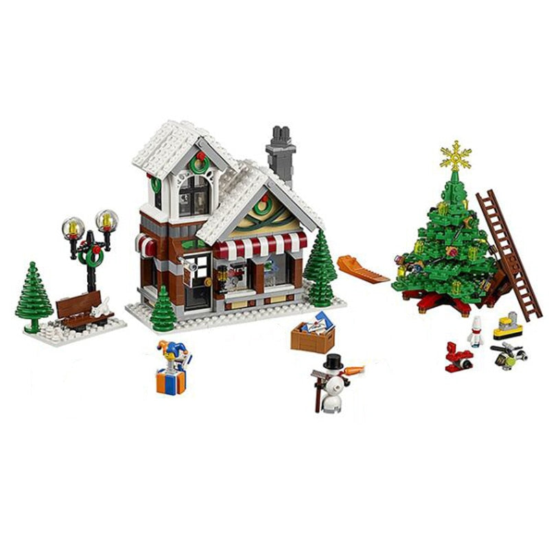 Santa&#39;s Visit Brick set