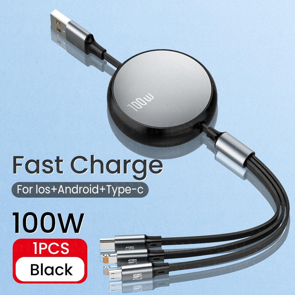 3-in-1 2-in-1 fast USB cable