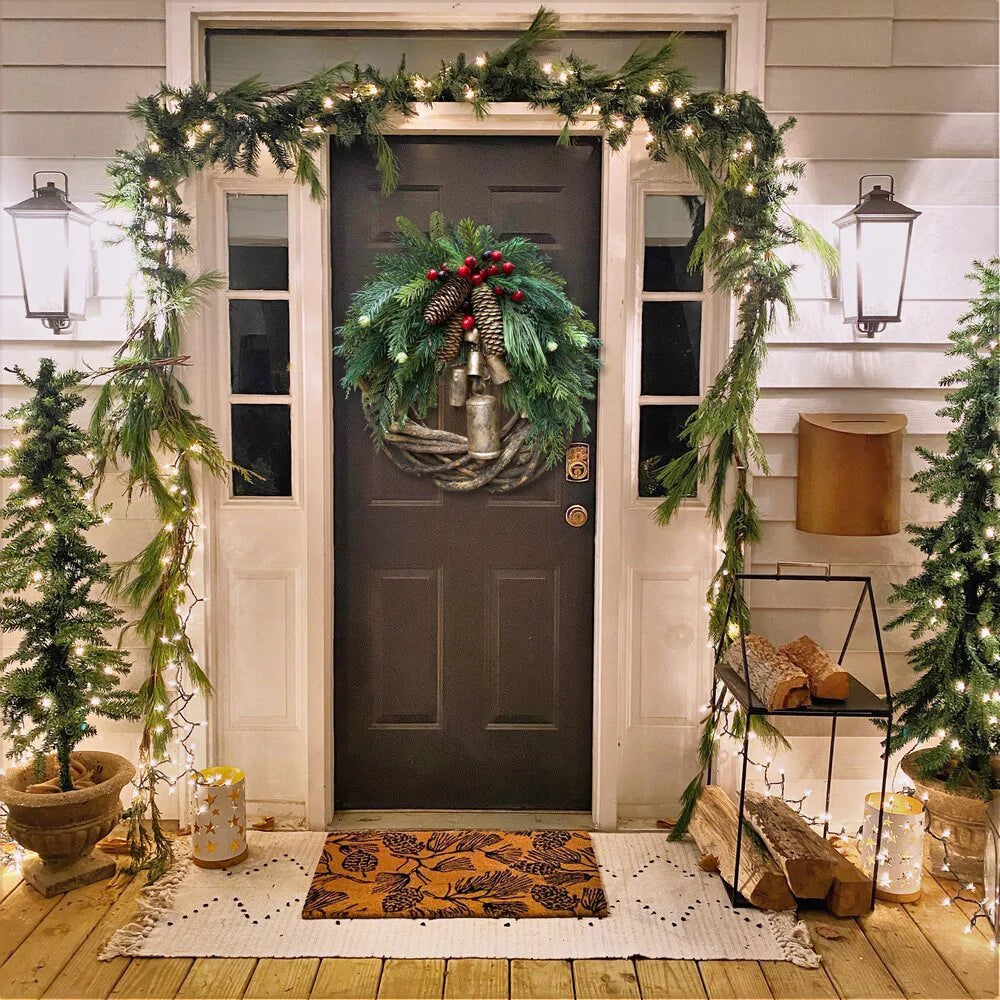 Farmhouse Christmas Wreath New Year Gift