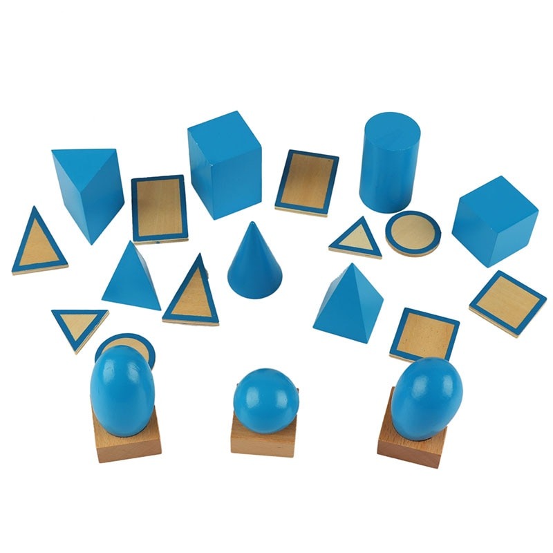 Geometric solid and bracket practical learning toys