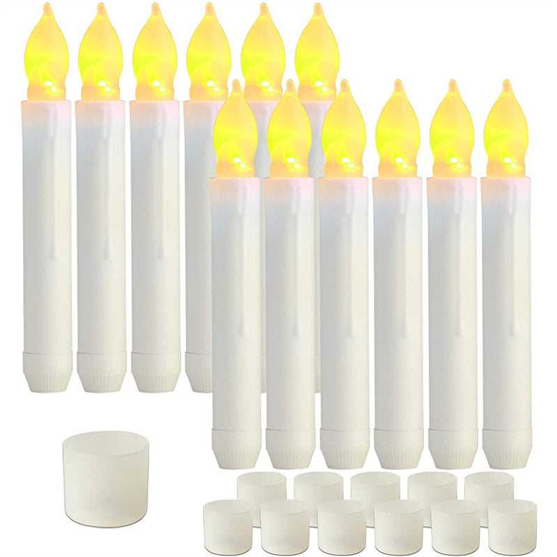 12Pcs Flameless LED Candle  Christmas Birthday