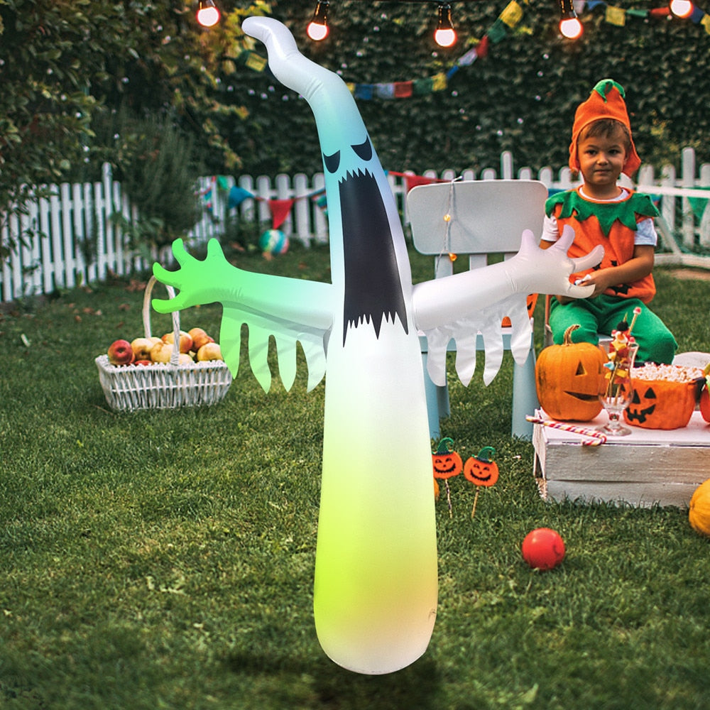 Halloween Inflatable Scary Ghost with LED Lights Kids Toy