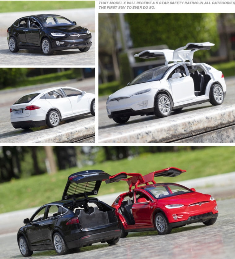 1:32 Tesla Model X Alloy car model