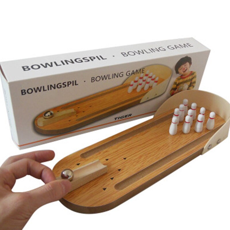 Mini bowling board game