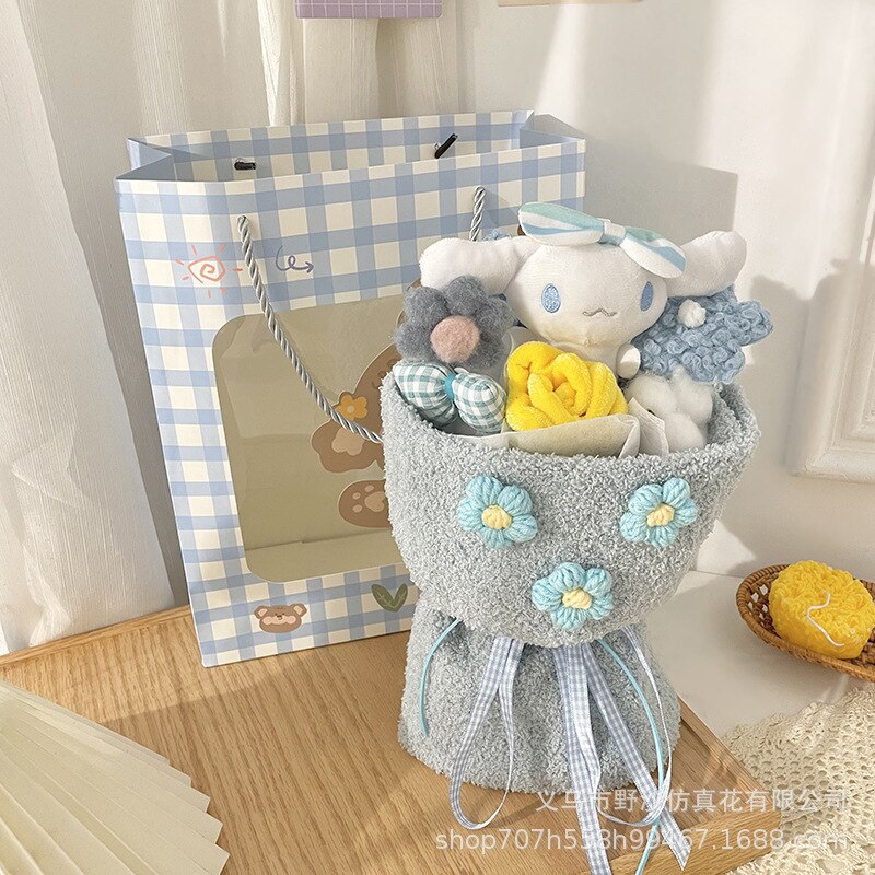 Cinnamorol Plush Dolls Bouquet Valentine