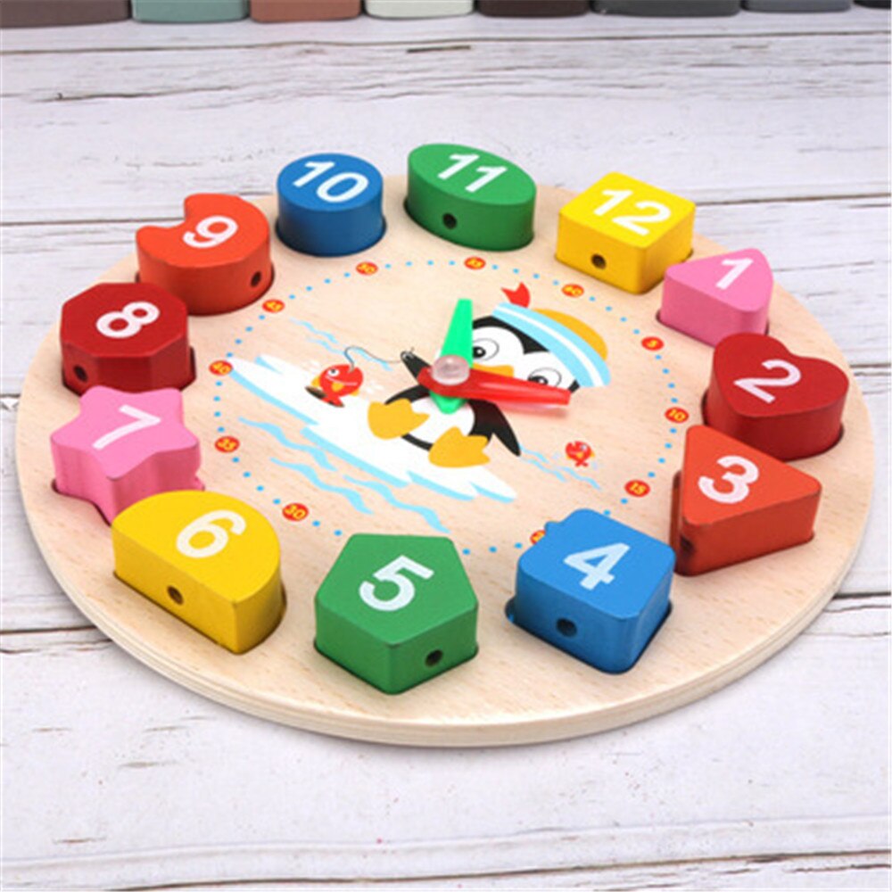 Animal beaded geometric clock puzzle toy