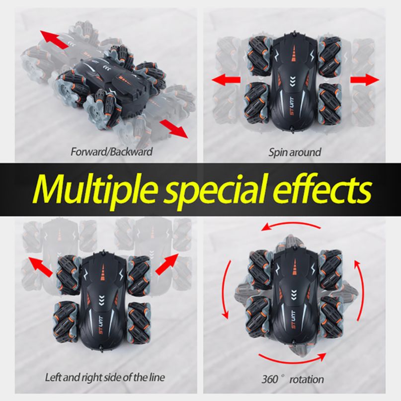 4WD RC Car Drift Stunt Car 360 Degree Rotating