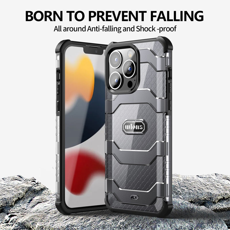 For iPhone 14 Pro Max Case Military Rugged Armor Shockproof