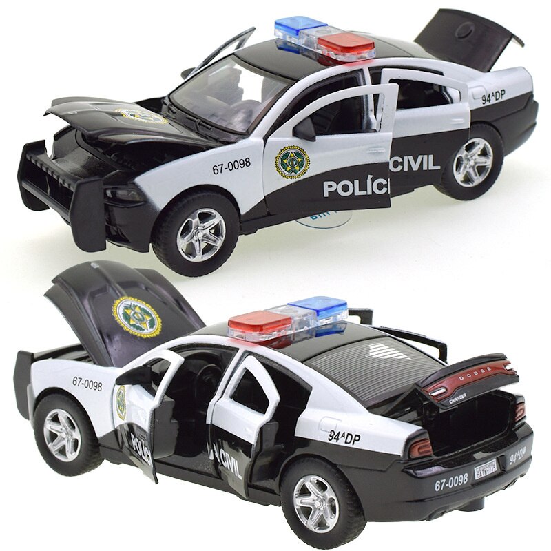 Police Car Station Wagon Car Model Alloy