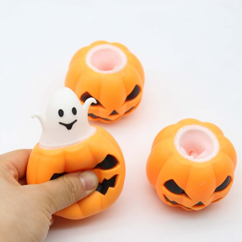 Pumpkin Ghost Decompression Toy Thermoplastic