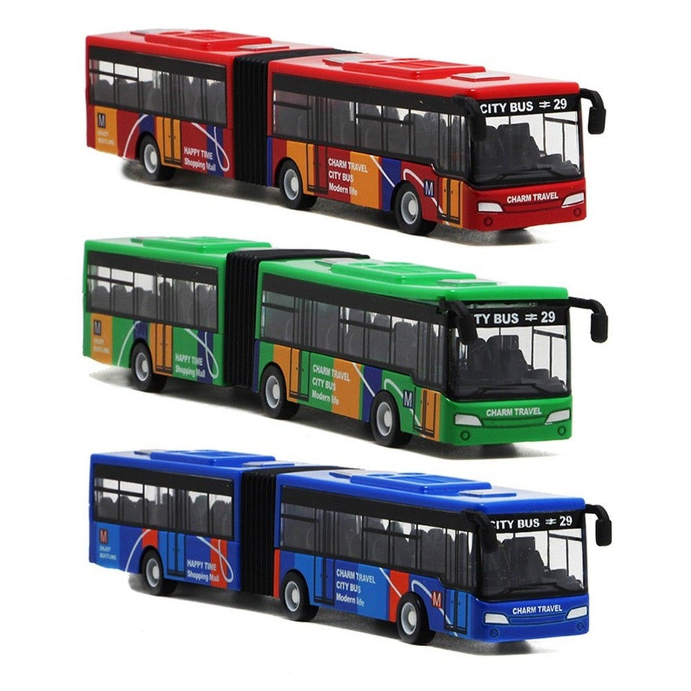 Alloy city bus model