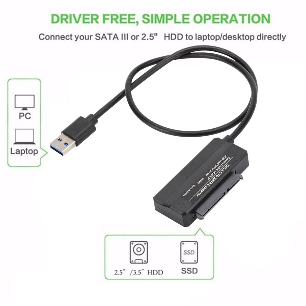 Sata to USB 3.0 Adapter Cable USB To SATA