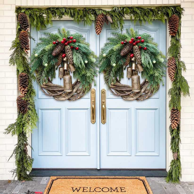 Farmhouse Christmas Wreath New Year Gift