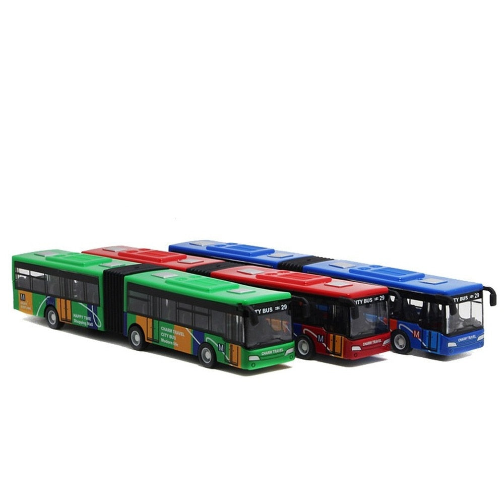 Alloy city bus model