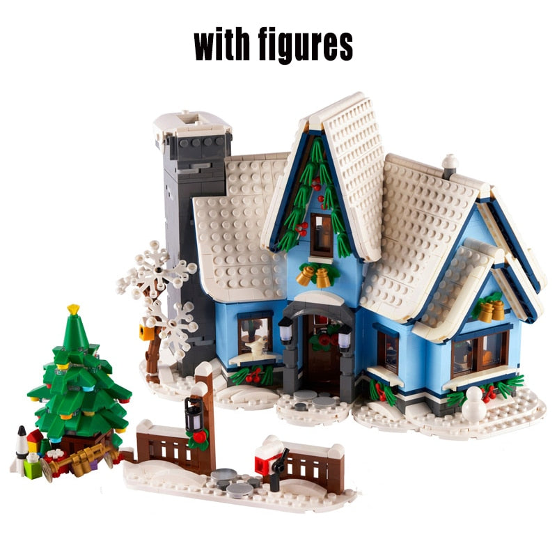 Santa&#39;s Visit Brick set