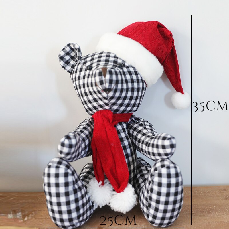 Teddy bear stuffed toy Christmas Brinkwedo