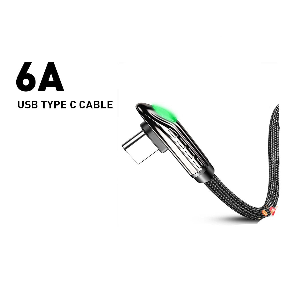 6A Fast charging Type C data cable USB