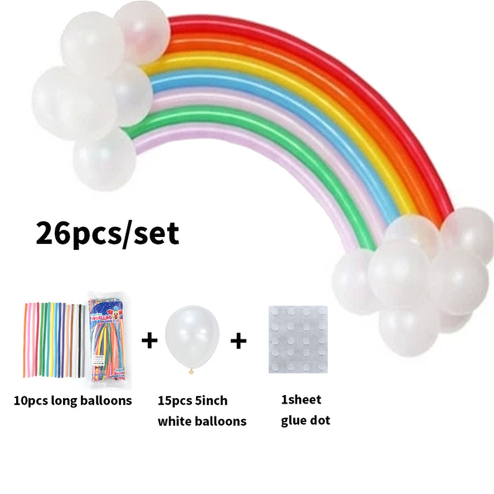 Rainbow Band balloon set