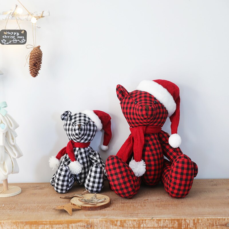 Teddy bear stuffed toy Christmas Brinkwedo