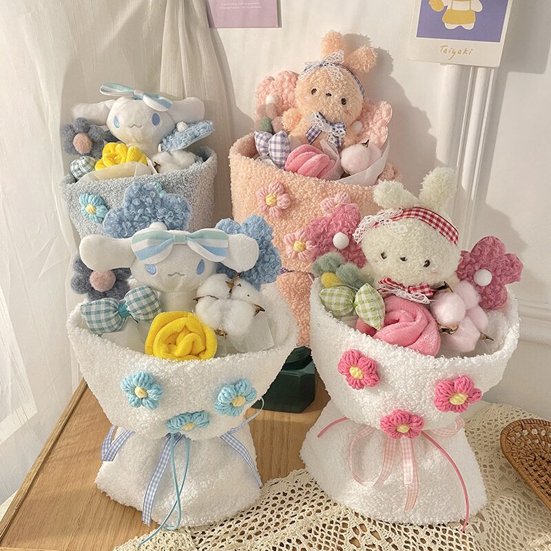 Cinnamorol Plush Dolls Bouquet Valentine