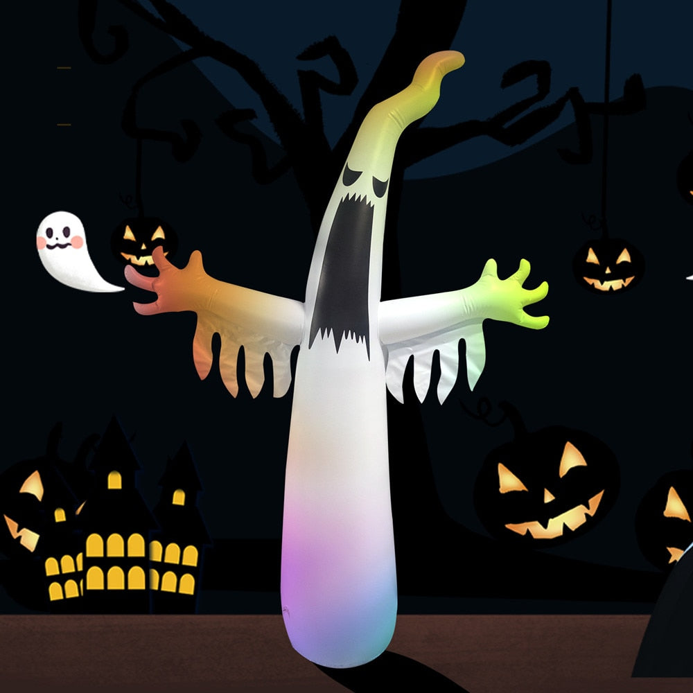 Halloween Inflatable Scary Ghost with LED Lights Kids Toy