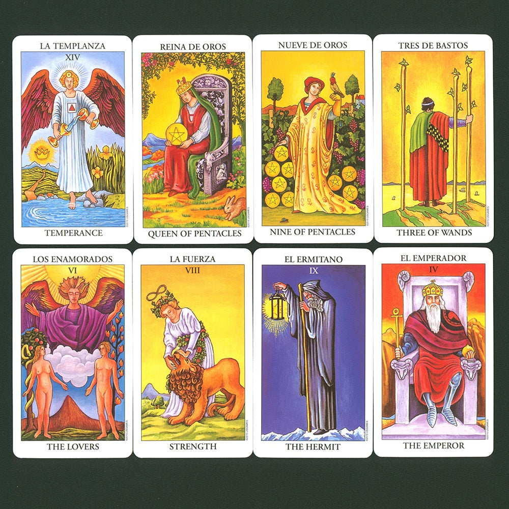 Tarot cards for Spanish riders