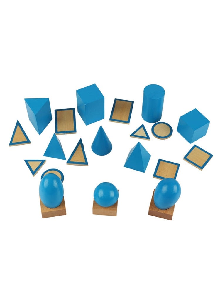 Geometric solid and bracket practical learning toys