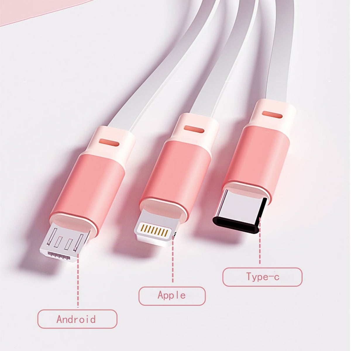 3-in-1 USB C cable charger