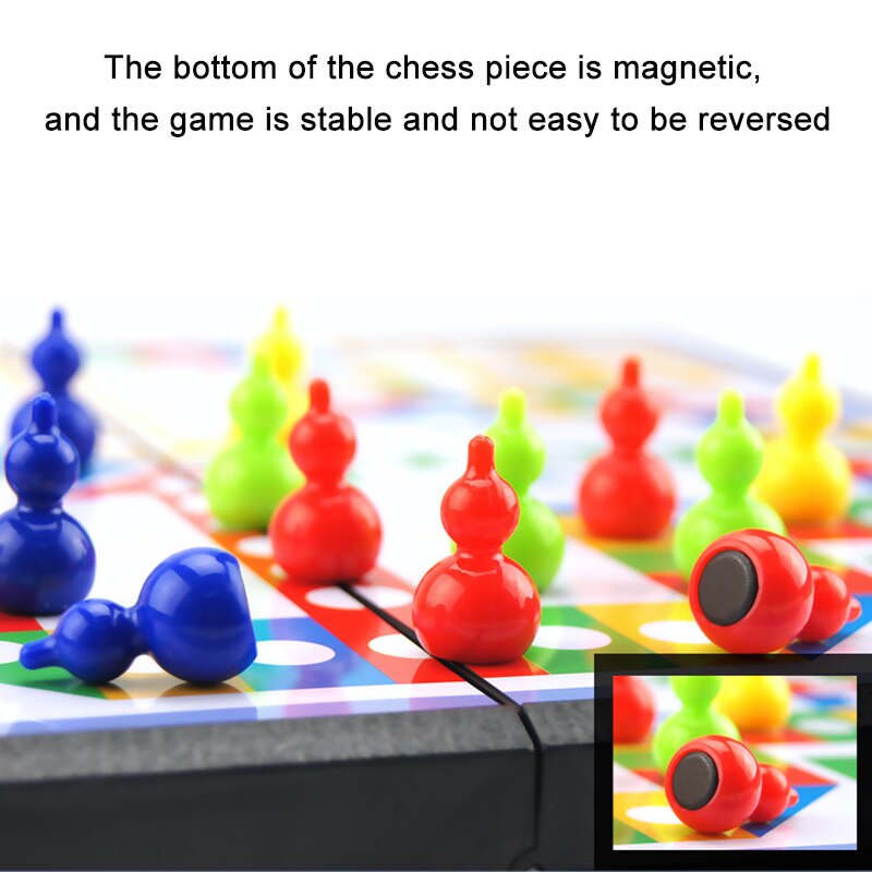 Flying chess portable parent-child board game
