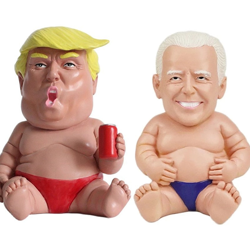 Naked Biden Donald Trump The President Statues