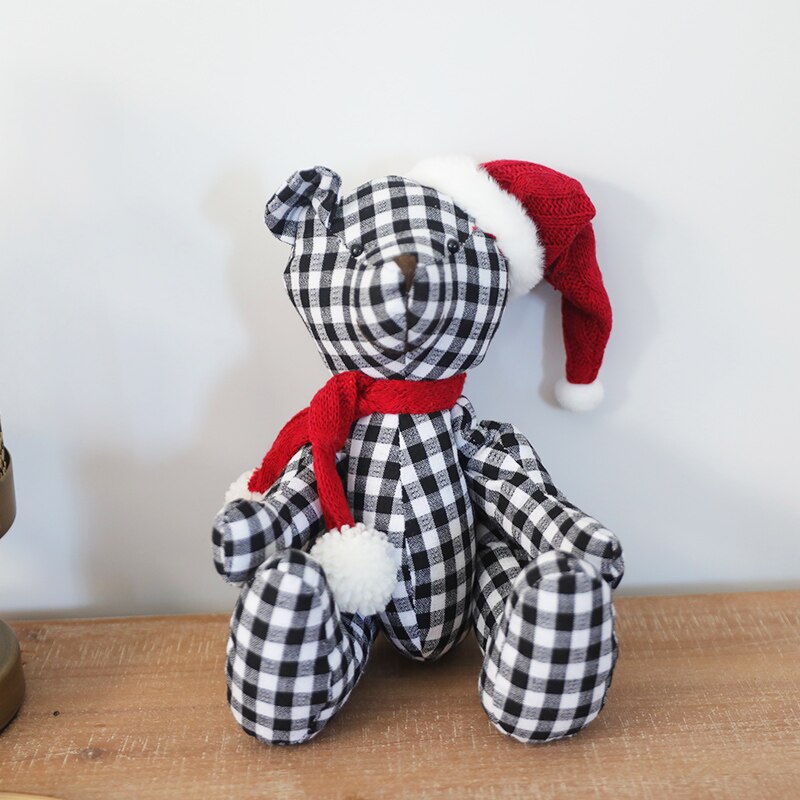 Teddy bear stuffed toy Christmas Brinkwedo