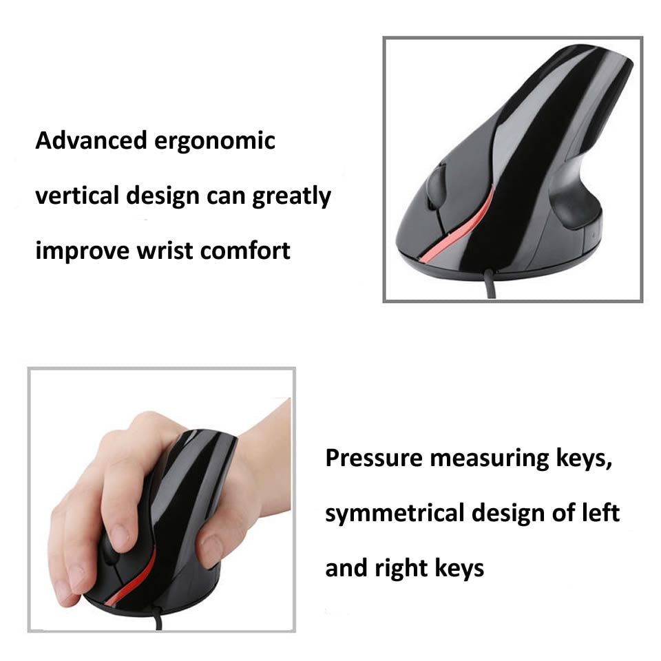 Ergonomic vertical mouse