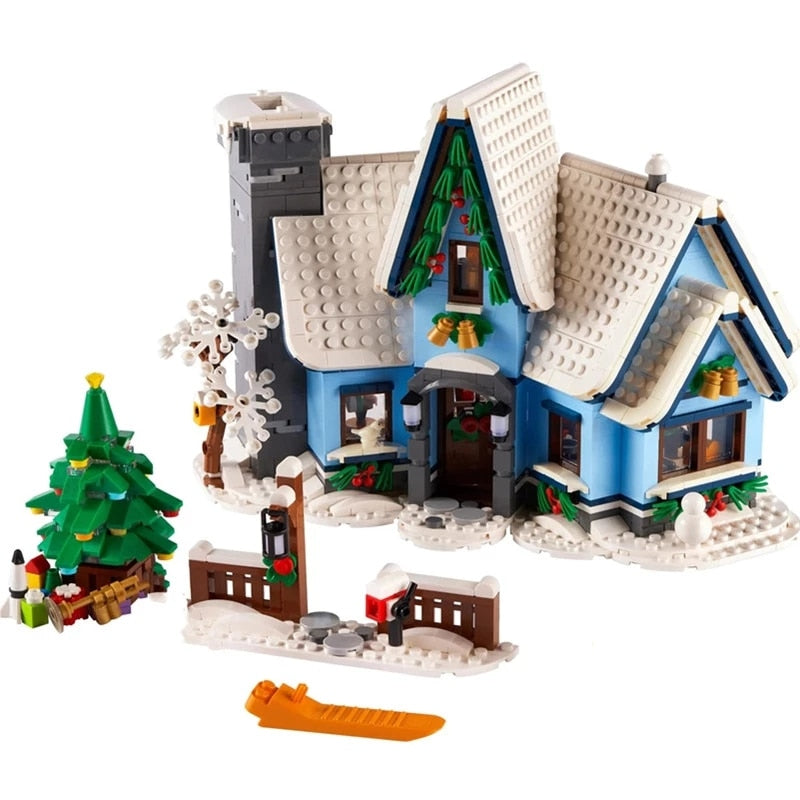 Santa&#39;s Visit Brick set