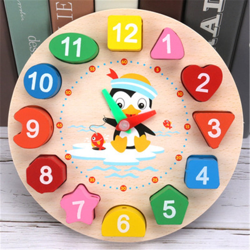 Animal beaded geometric clock puzzle toy