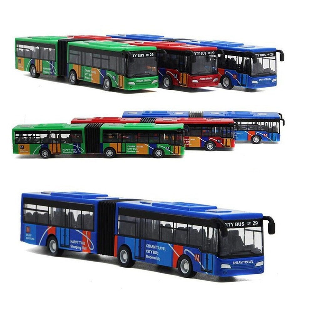 Alloy city bus model