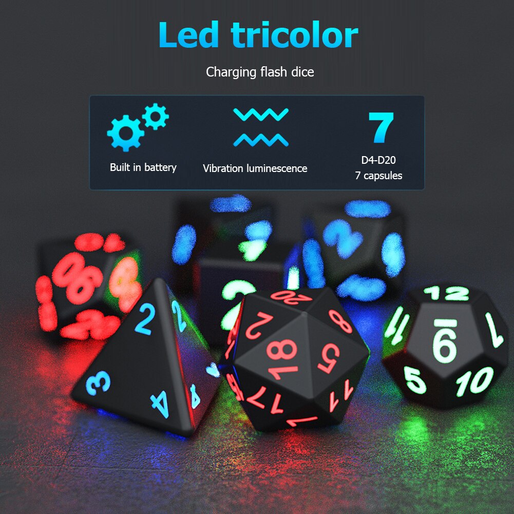 Electronic Luminous LED Dice