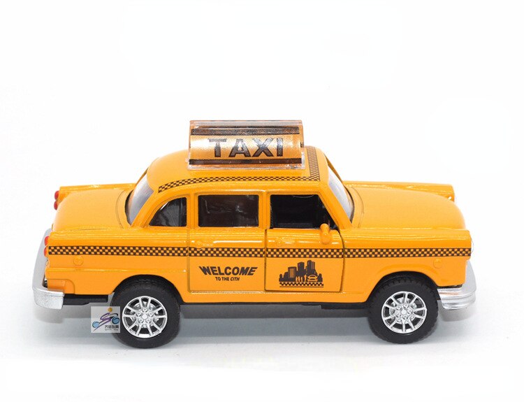 1:36 Alloy Taxi Model