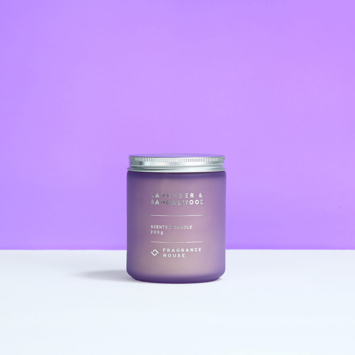 Scented Poured Candle | Lavender &amp; Sandalwood