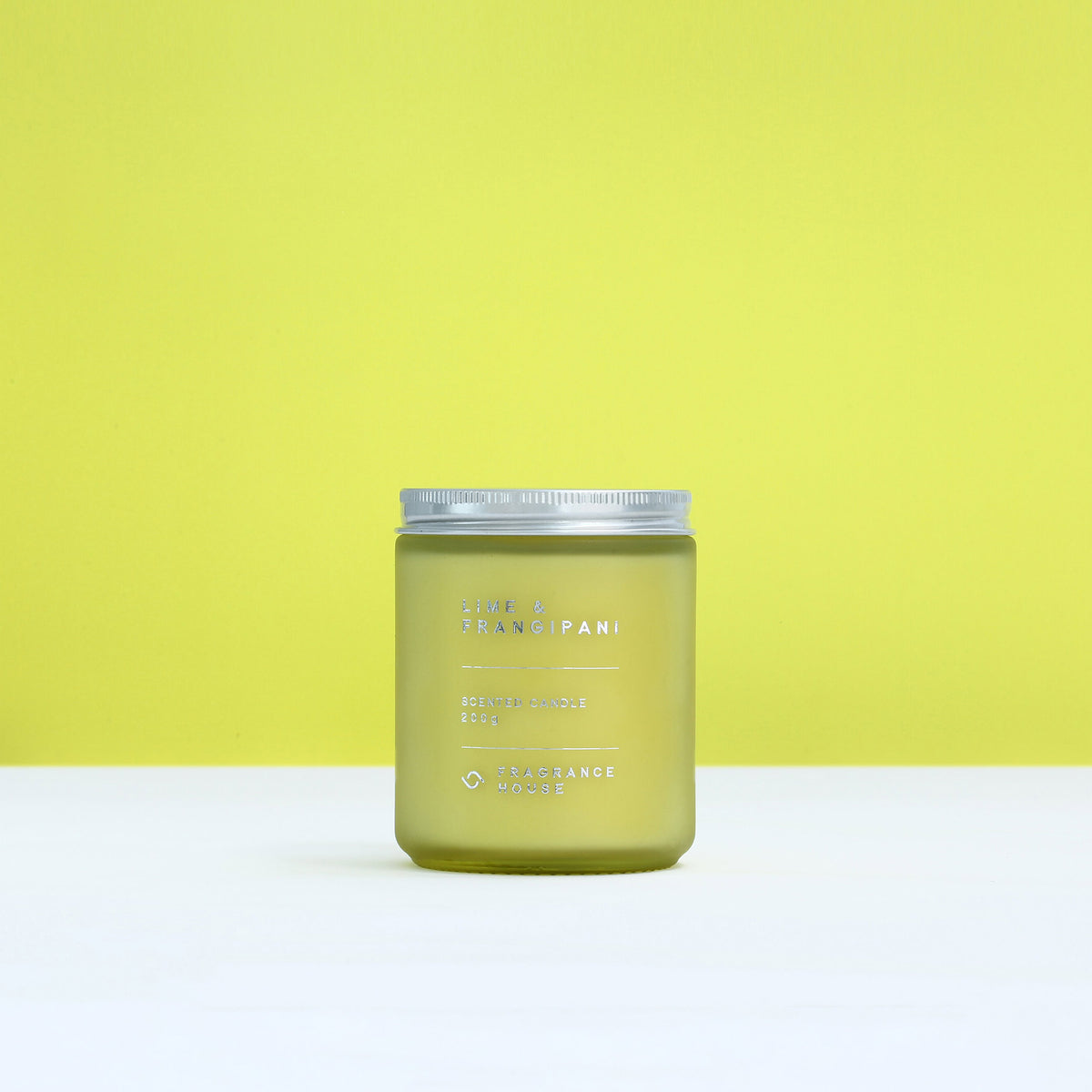 Scented Poured Candle | Lime &amp; Frangipani