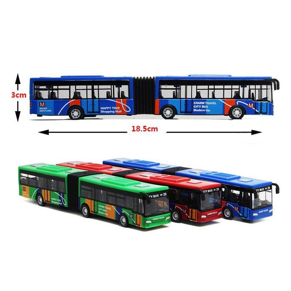 Alloy city bus model