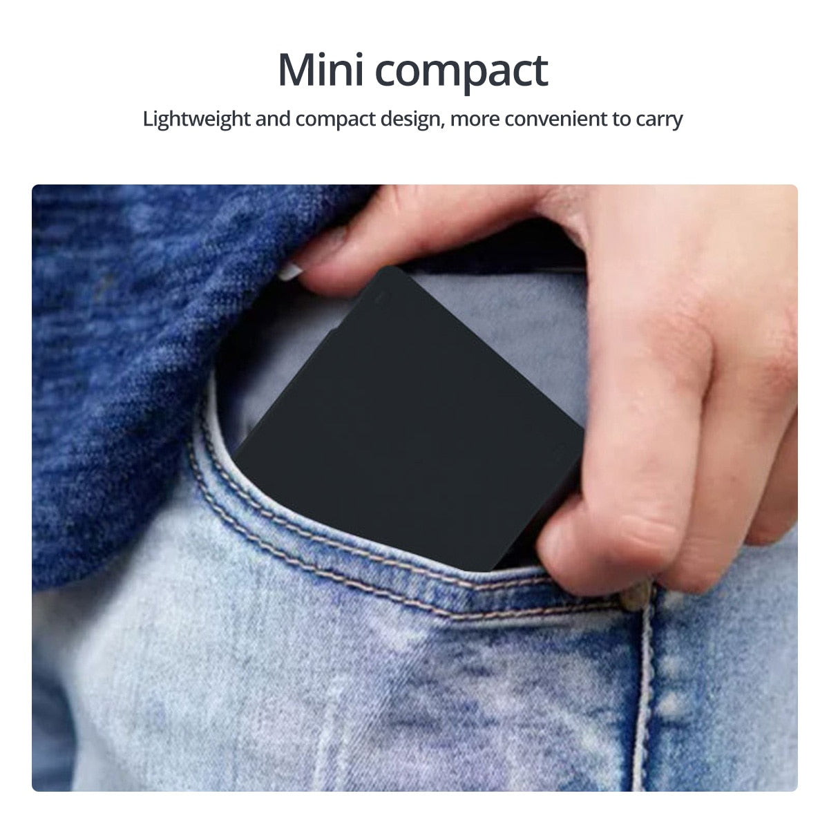 Mini portable folding keyboard