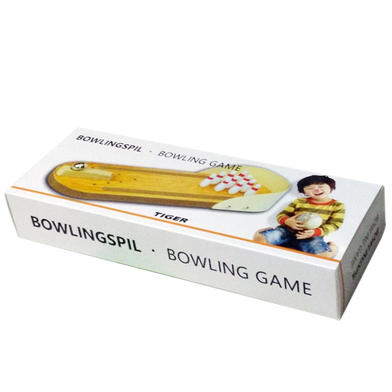 Mini bowling board game